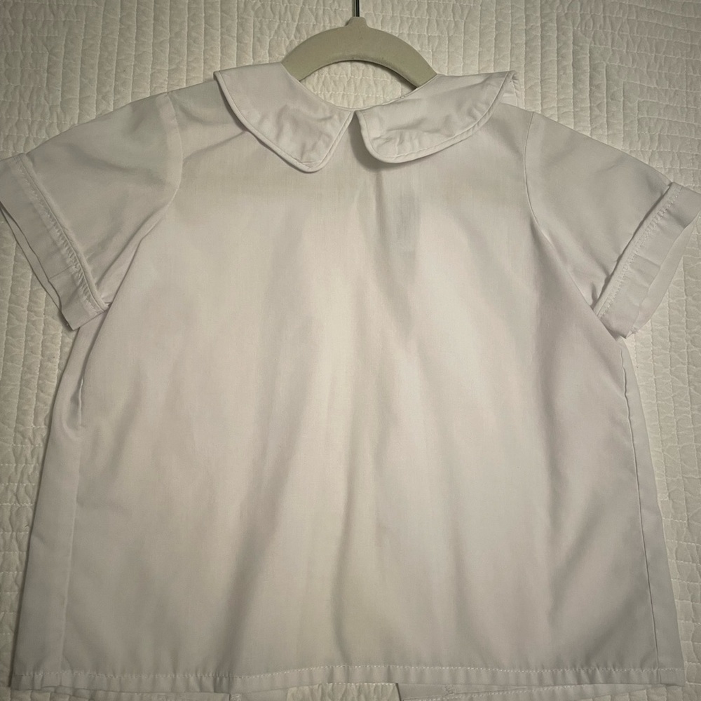 White Peter Pan Collar Blouse